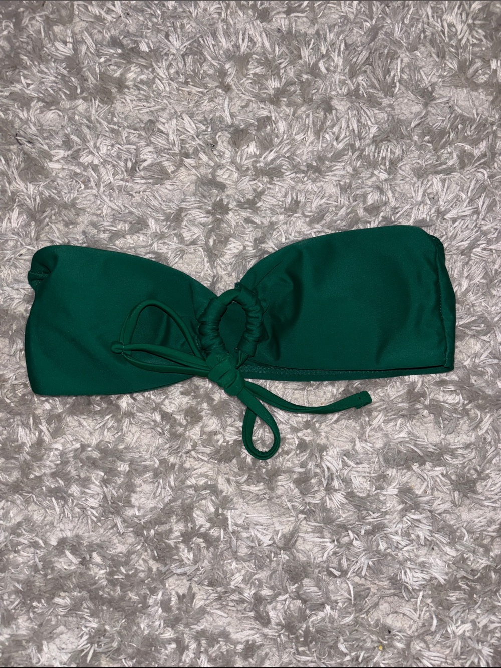 SHEIN Emerald Green Bandeau Bikini Top